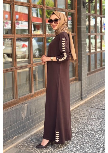 Elbise 7066 Kahve