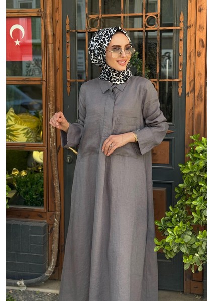 Elbise T25Y-4059 Antrasit modelleri