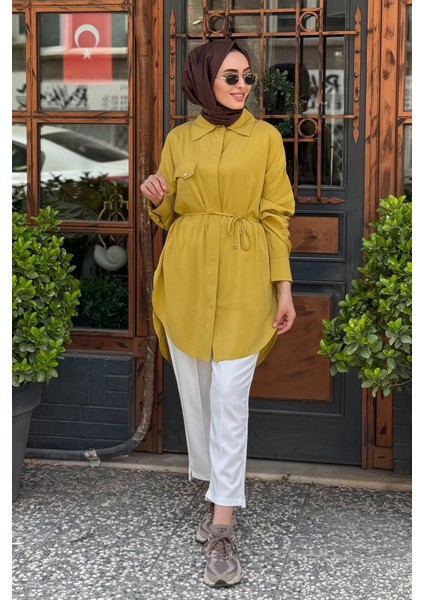 New Tera Gömlek HLY0125Y108.001 Yağ Yeşili