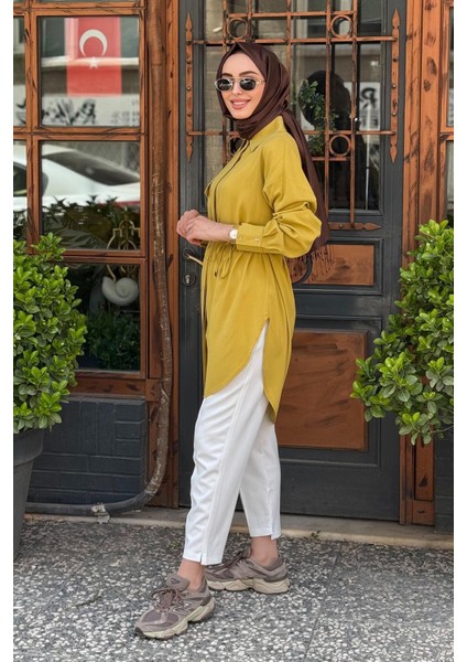 New Tera Gömlek HLY0125Y108.001 Yağ Yeşili fiyatları