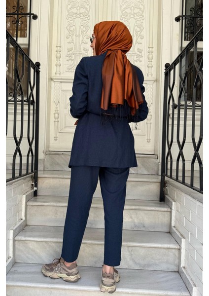 Pantolonlu Takım KA-B25-16053 Koyu Lacivert fırsatları