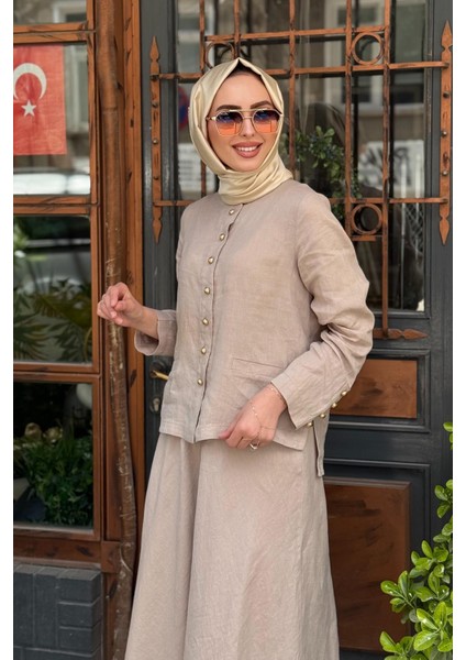 Etekli Takım T25Y-8048 Bej modelleri