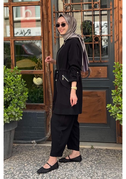 Nurcan Çetin Pantolonlu Takım 25403 Siyah fiyatları