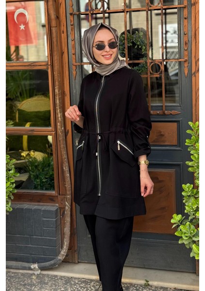 Nurcan Çetin Pantolonlu Takım 25403 Siyah modelleri