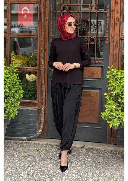 Redshow Şalvarlı Takım 25555 Siyah