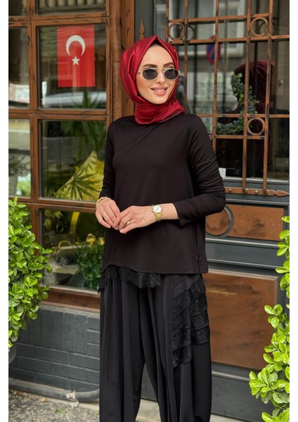 Redshow Şalvarlı Takım 25555 Siyah modelleri