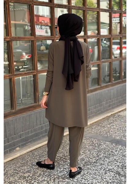 Nurcan Çetin Pantolonlu Takım 24460A Haki