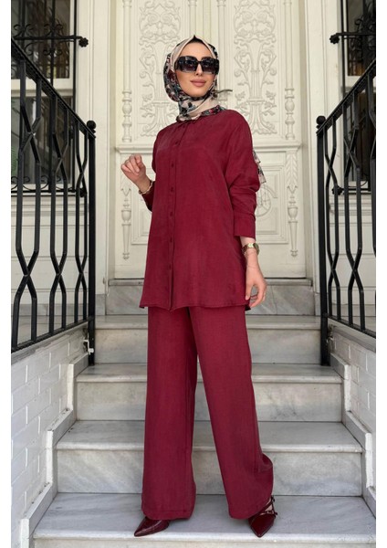 Nare Gömlekli Takım CL25Y02CL370801 Bordo