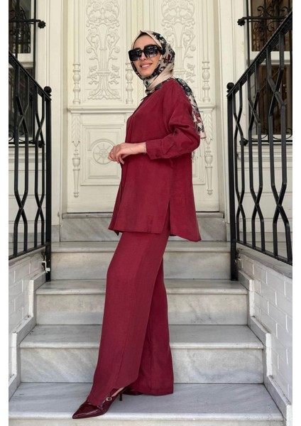 Nare Gömlekli Takım CL25Y02CL370801 Bordo fiyatları