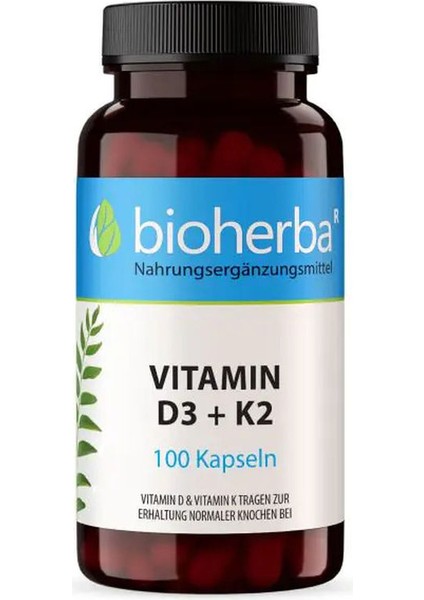 Vitamin D3 + K2 100 Caps