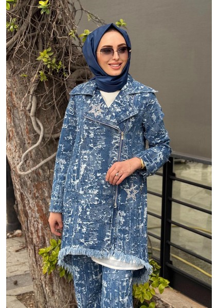 Ceket 25MY1112 Mavi modelleri