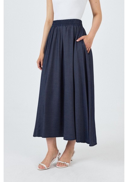 Laci Bel Lastikli Cepli Kloş Etek 4722A fırsatları