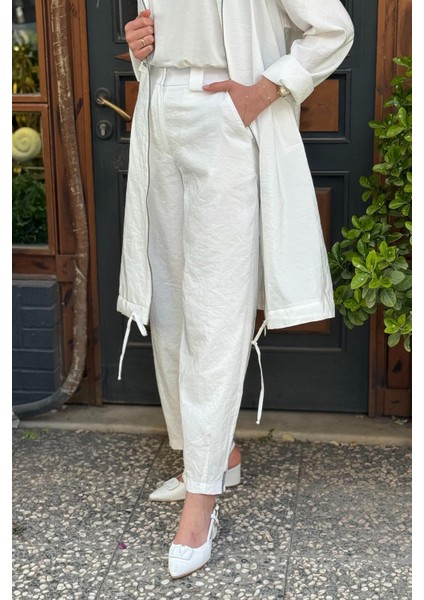 Pantolon 25MY3101 Beyaz fiyatları