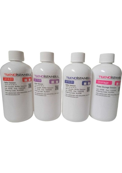 Ph Metre Kalibrasyon Seti + Koruma Sıvısı 250 ml Set 4710PSKS250.0250