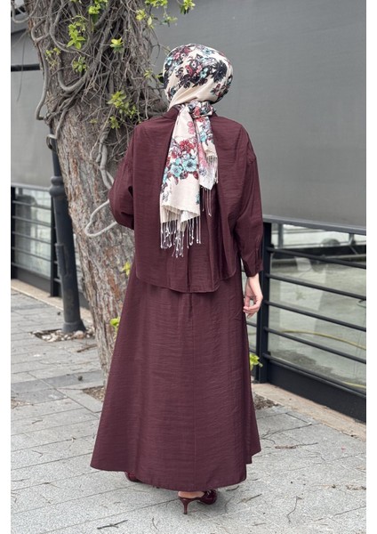 Bluz S-5141 Kızıl Kahve