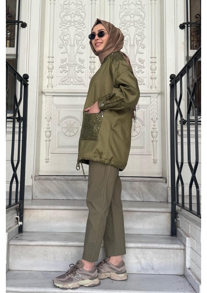 Ceket KA-B25-13041 Haki fiyatları