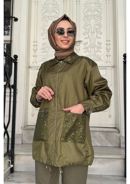 Ceket KA-B25-13041 Haki modelleri