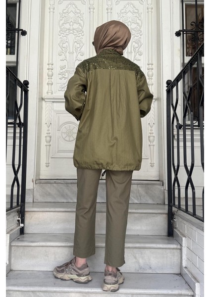 Ceket KA-B25-13041 Haki fırsatları