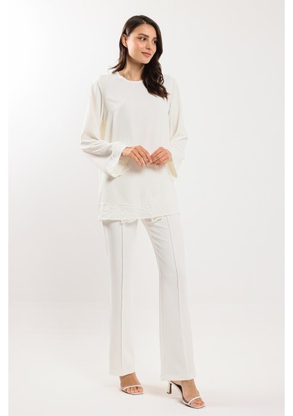 Naki & Maskara Bluz 23MY2164 Ekru fiyatları