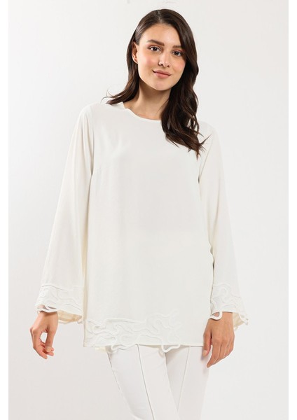 Naki & Maskara Bluz 23MY2164 Ekru modelleri