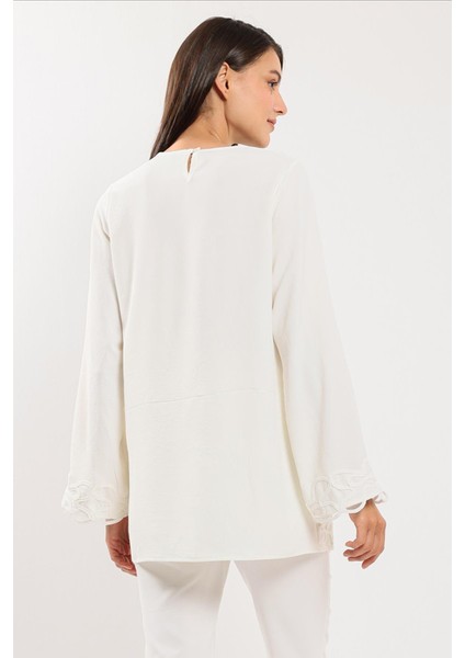Naki & Maskara Bluz 23MY2164 Ekru fırsatları