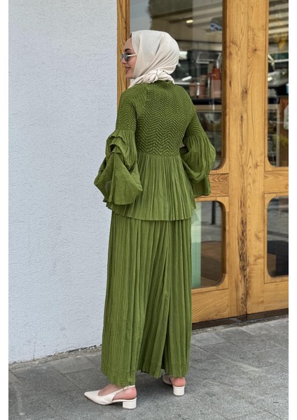 Pantolonlu Takım 25S3033 Yeşil fırsatları