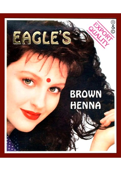 Eagle's Orijinal Hint Kınası Saç Boyası Kahverengi - Brown Henna