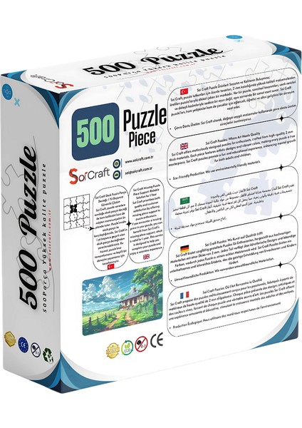 500 Parça Puzzle Pastoral Kasaba