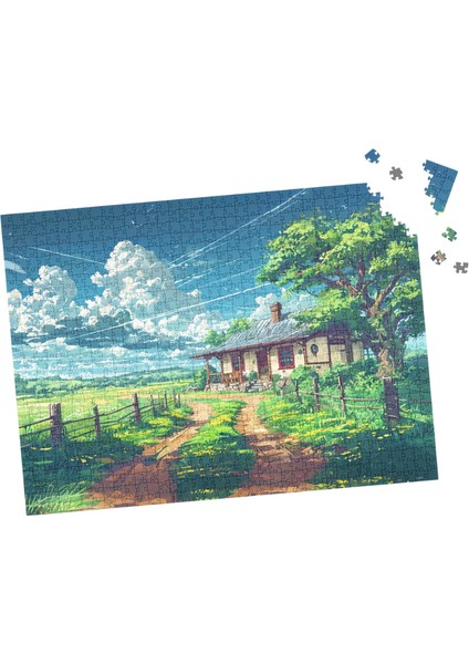 500 Parça Puzzle Pastoral Kasaba
