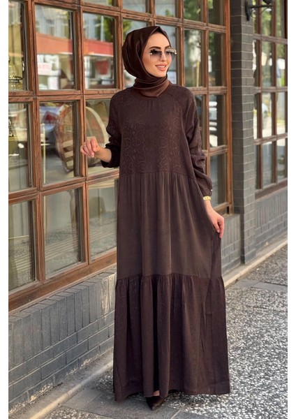 Elbise 7033 Kahve
