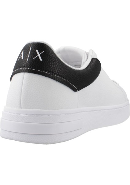 Erkek Yazı Logo Sneaker - Beyaz indirimleri