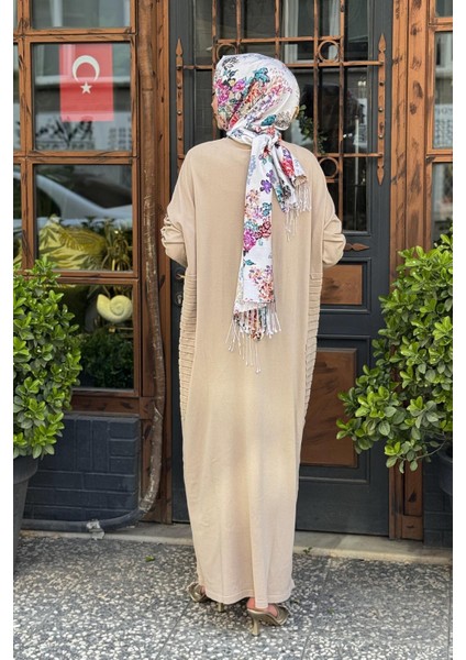 Triko Elbise 7060 Camel