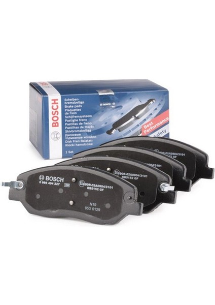 Fren Balatası Seti; Ön Hyundaı Santa Fe 2.4i 11/2009 - 12/2012 128 Kw cm