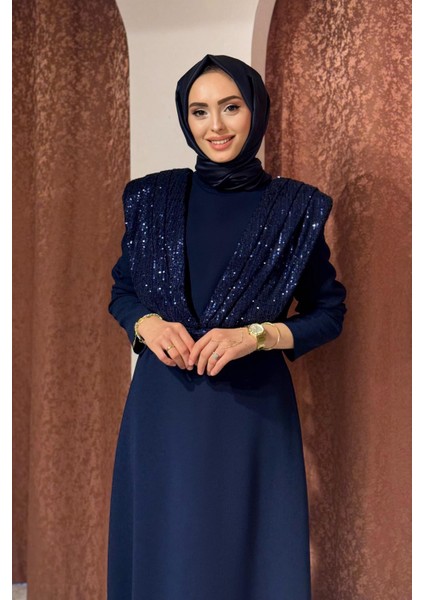 Abiye 3824 Lacivert modelleri
