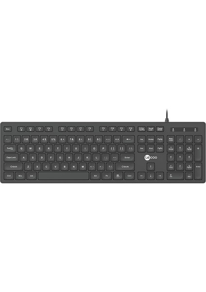 Lecoo KB102 USB Kablolu Siyah Q Klavye (4390)