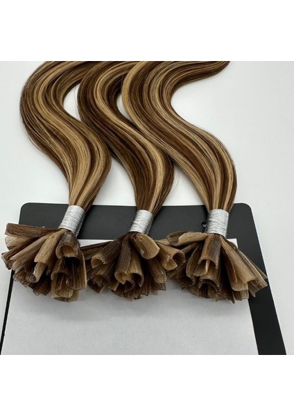 Röfleli Dalgalı Doğal Keratin Kaynak Saç (60 Adet)
