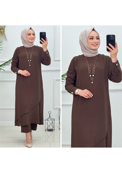 Hümazen Takım Ayrobin Kumaş Yazlık Tesettür ST2164 fiyatları