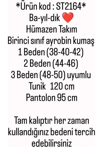 Hümazen Takım Ayrobin Kumaş Yazlık Tesettür ST2164 modelleri