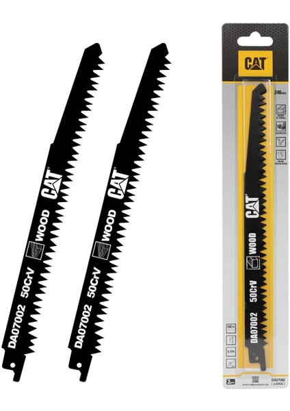 DA07002 228MM 2 Parça Profesyonel Hızlı Ahşap Kesme Tilki Kuyruğu Testere Ucu