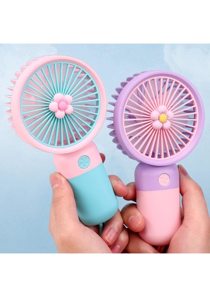 Şarjlı Masa Ve El Fan Taşınabilir Şarjlı Edilebilir Mini Fan indirimleri