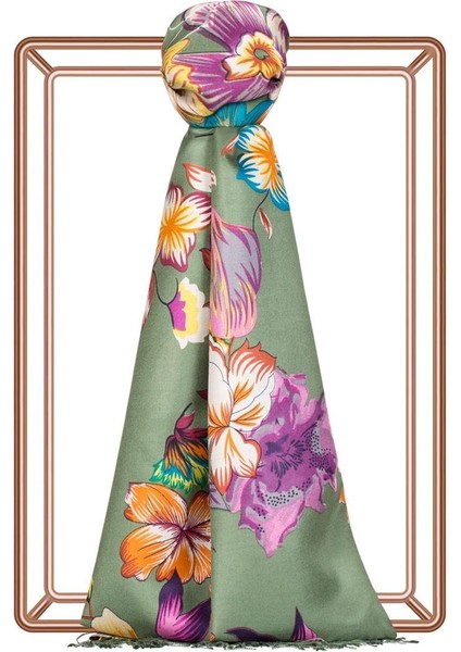 Çöl Gülü Desenli Ipek Şal 06436 Çam Kokusu fiyatları