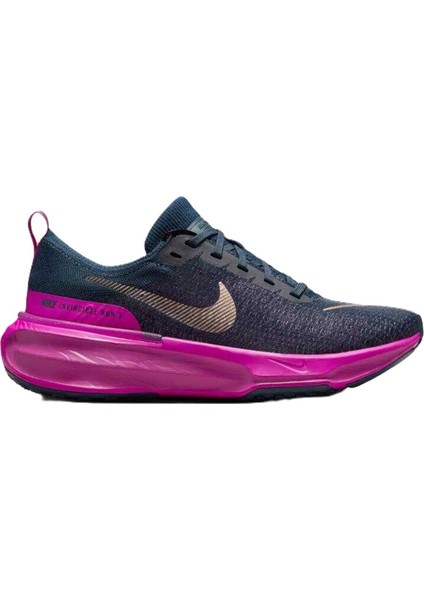 Zoomx Invincible Run Flyknit 3 Road Running Unisex Reflektörlü Koşu Antrenman Ayakkabısı Lacivert-Mor