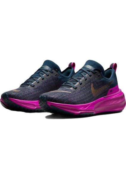 Zoomx Invincible Run Flyknit 3 Road Running Unisex Reflektörlü Koşu Antrenman Ayakkabısı Lacivert-Mor