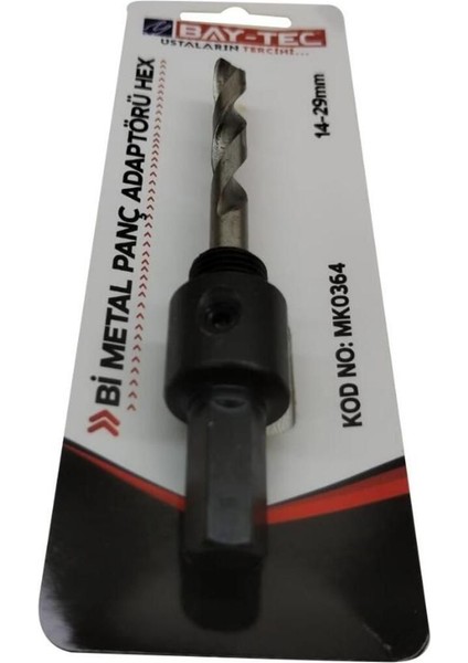 Bay-Tec Bi Metal Panç Adaptörü Hex Altıgen 14-29 mm MK0364 modelleri