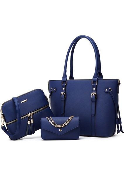 Yeni Basit Stil Moda Kadın Omuz Çantası Büyük Kapasiteli Tote Çanta (Yurt Dışından)