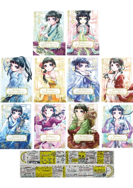 Şifacı Günceleri 10 Cilt Manga Seti + Mat. Öğreten Cetvel