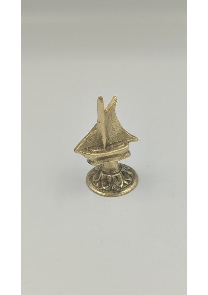 Pirinç Dekoratif Biblo Yelkenli modelleri