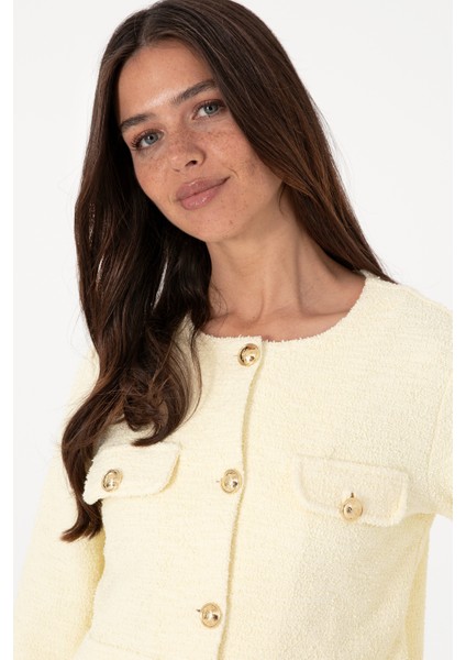 Kadın Limon Sweatshirt 50300748-VR035