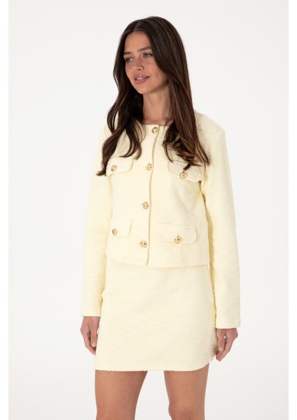 Kadın Limon Sweatshirt 50300748-VR035