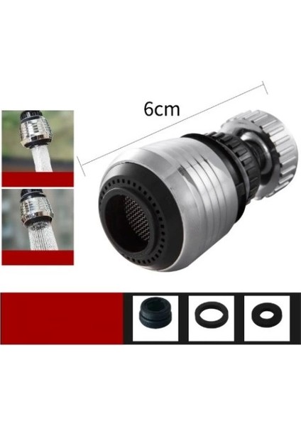 Su Tasarruflu 2 Modlu Musluk Başlığı Kısa